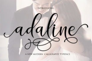 Adaline Script: A Handmade Calligraphy Font for Product Makers