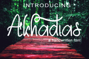 Akhadias: Why This Handwritten Script Font Belongs in Your Next Web Project