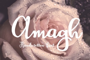 Amagh: A Playful Handwritten Font for Crafters and Product Makers