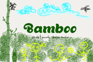 Bamboo Font: A Playful Typeface for Warm Editorial Design