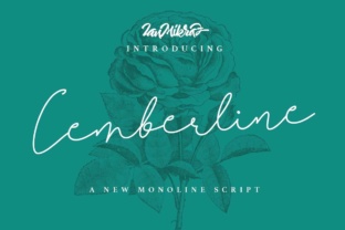 Cemberline: A Monoline Script Font That Feels Like a Real Conversation