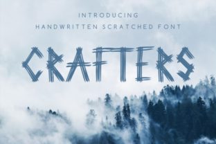 Crafters Font: A Handwritten Typeface for Handmade Product Design