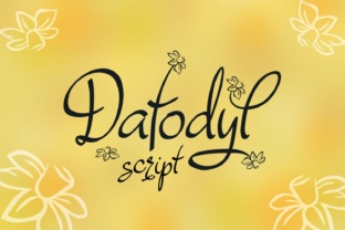 Dafodyl: A Floral Handwritten Font for Small Business Branding
