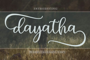 Dayatha: Sweet Calligraphy Font for Campaign Design