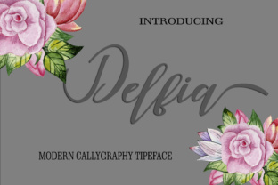 Delfia Font: A Modern Calligraphy Typeface for Web Designers