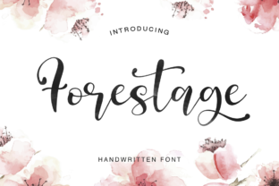 Forestage: A Handwritten Font That Elevates Small Business Branding