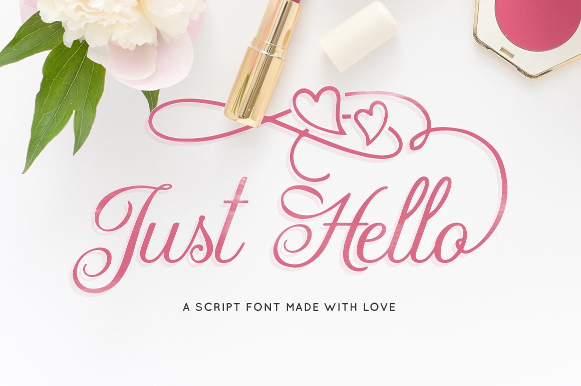 Just Hello: A Script Font That Brings Warmth to Editorial Design
