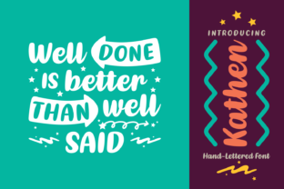 Kathen: A Handwritten Font That Brings Warmth to Editorial Design
