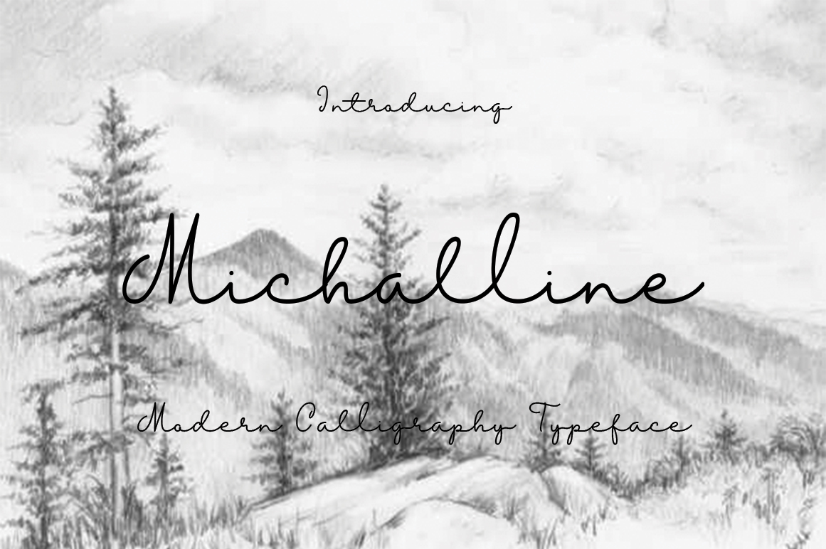 Michalline: A Cutesy Font for Campaigns That Connect