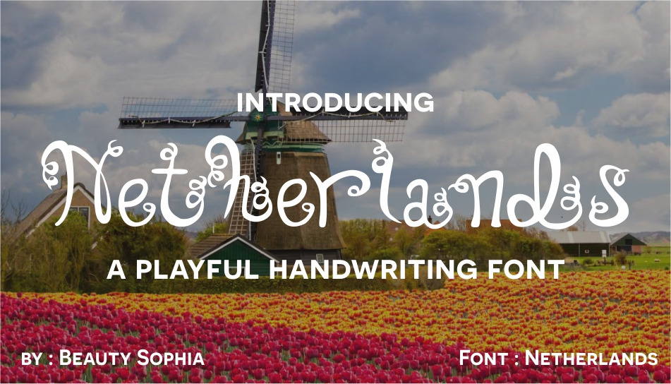Netherlands Font: Bringing Script Style to Your Brand Content