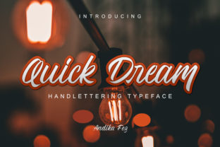 Quick Dream: A Versatile Hand Lettering Typeface for Web Design