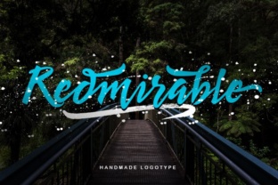 Redmirable: A Bold Script Font for Web Designers and Digital Creators