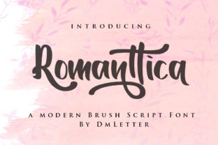 Romanttica: A Modern Handwritten Font for Web Designers