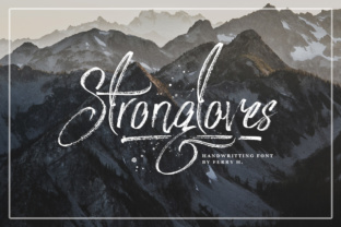 Strongloves Review: A Textured Brush Font That Gives Small Brands Real Character
