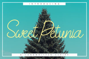 Sweet Petunia Font: A Handcrafted Script for Makers