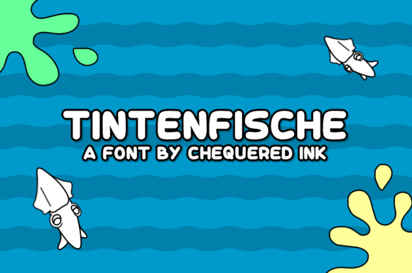 Tintenfische: A Playful Script Font for Small Business Branding