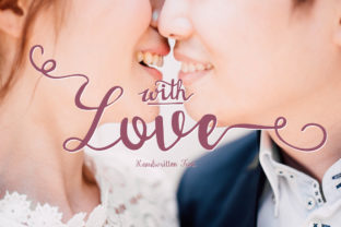 With Love Font Review: A Script Typeface That Elevates Campaign Visuals